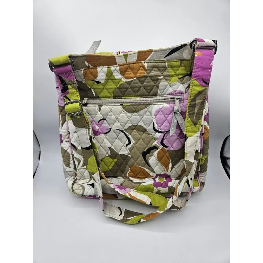 Vera Bradley Portobello Road Crossbody‎ Retired Pattern Purple Green Floral